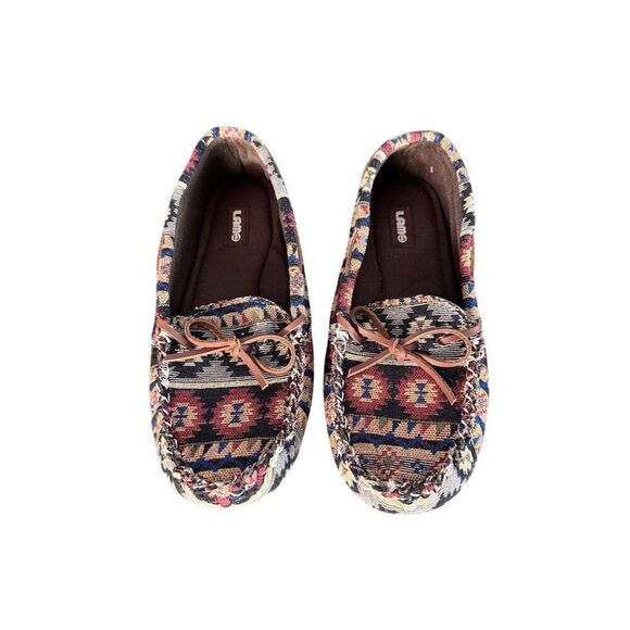 LAMO Shoes - LAMO Women's Aztec Moccasin Slippers Size 9.5 Multicolor Casual